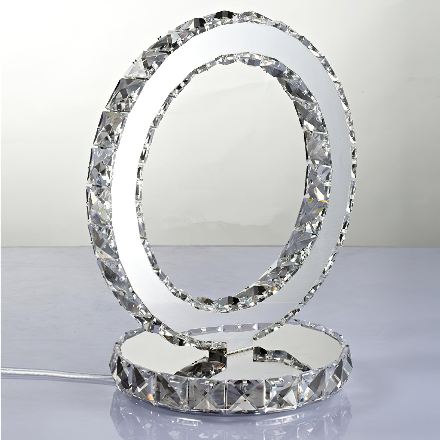 Crystal Rings Table Lamp - Cueteks