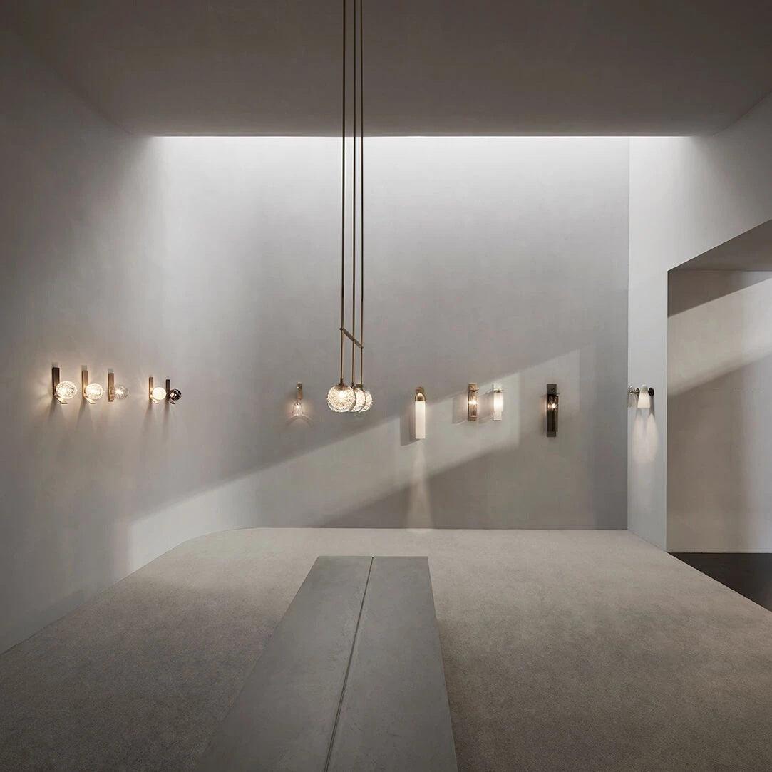 Conical Glass wall lamp
