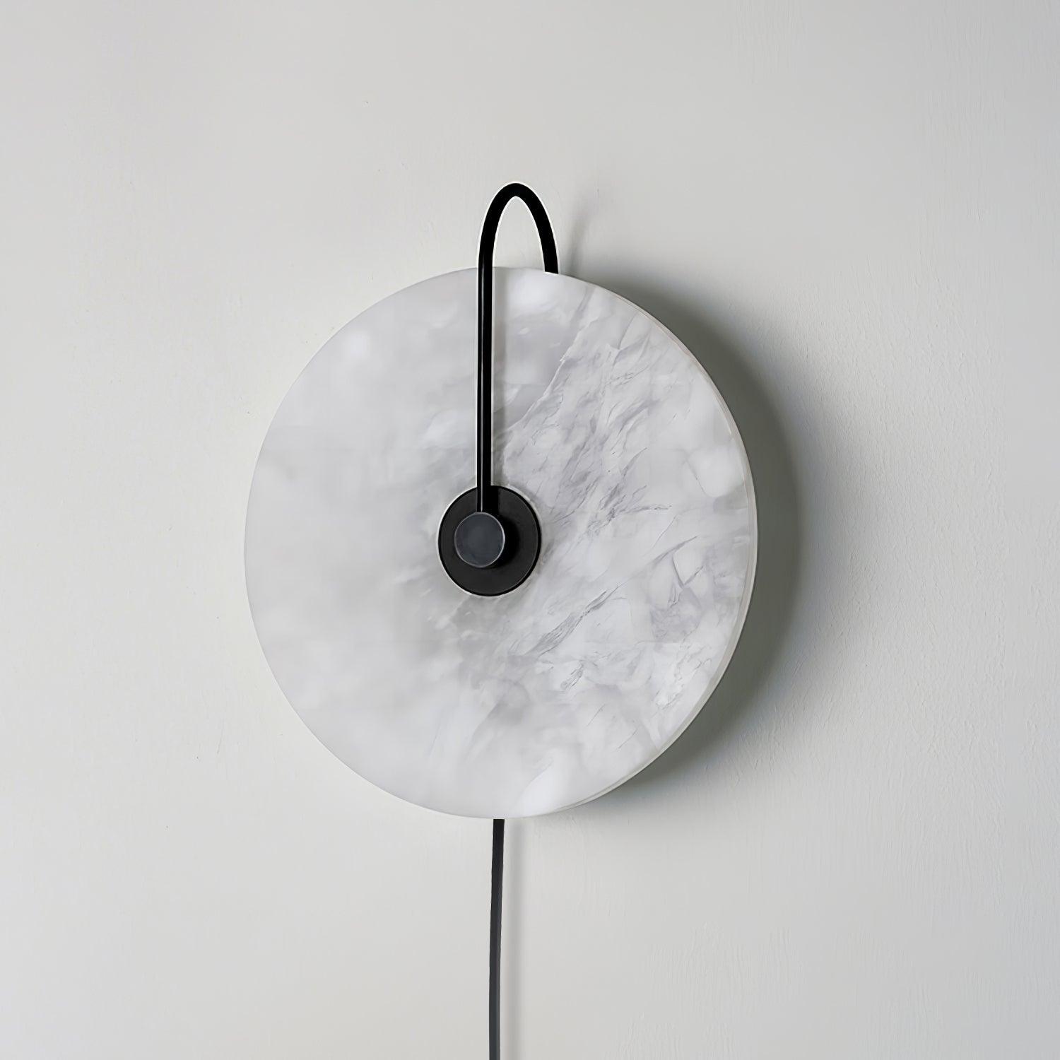 Alabaster LED Plug-In Wall Lamp - Cueteks