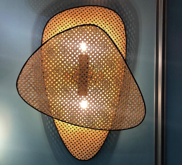 Screen Cannage Sconce - Cueteks
