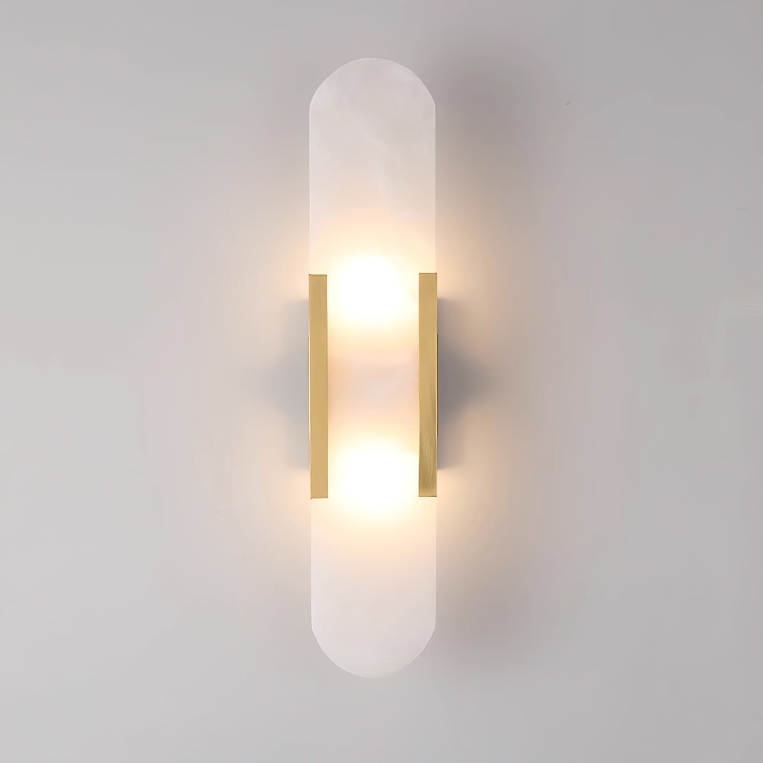 Melange Elongated Alabaster Wall Lamp - Cueteks