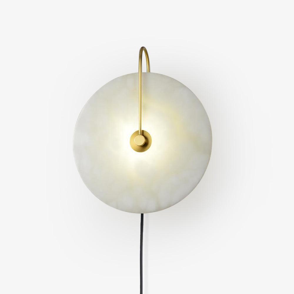 Alabaster LED Plug-In Wall Lamp - Cueteks