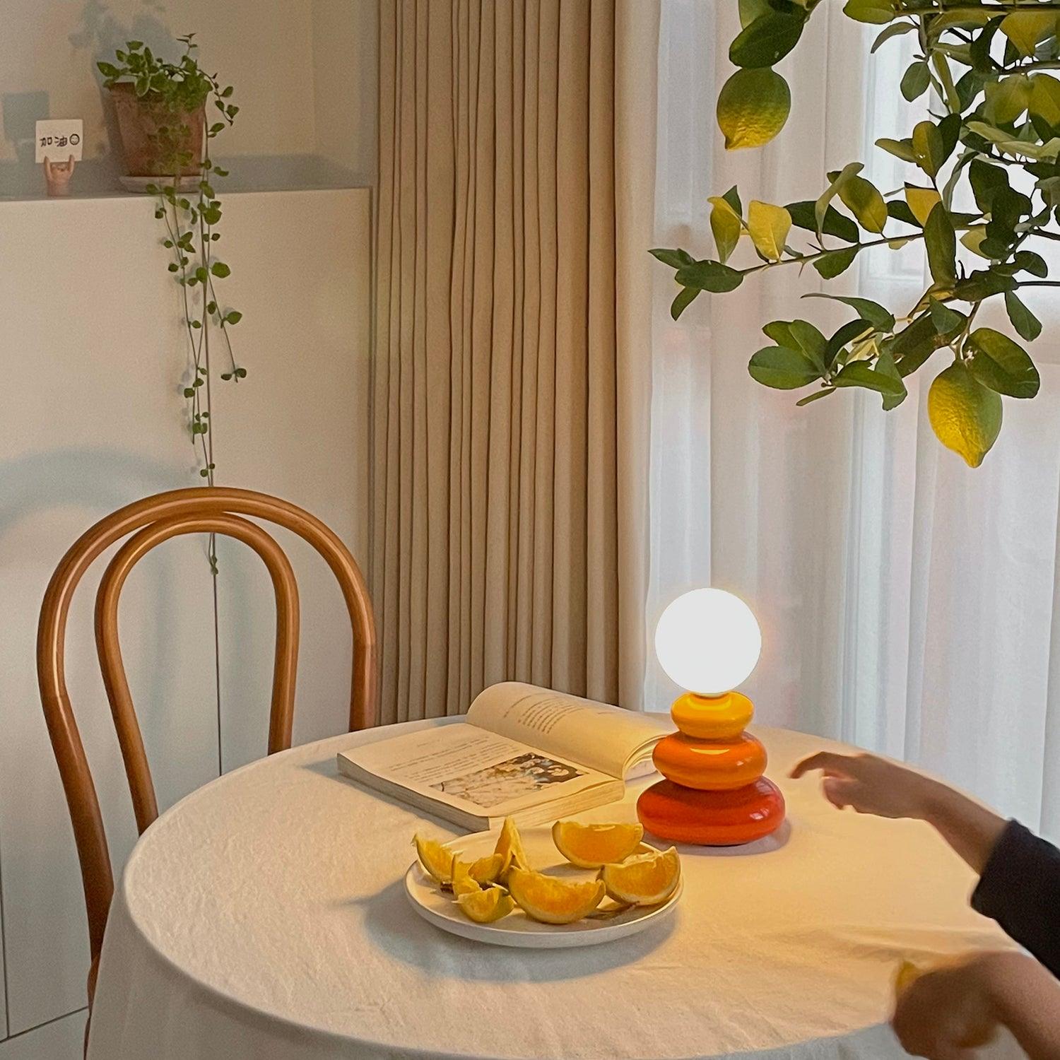 Triple Gourd Table Lamp - Cueteks
