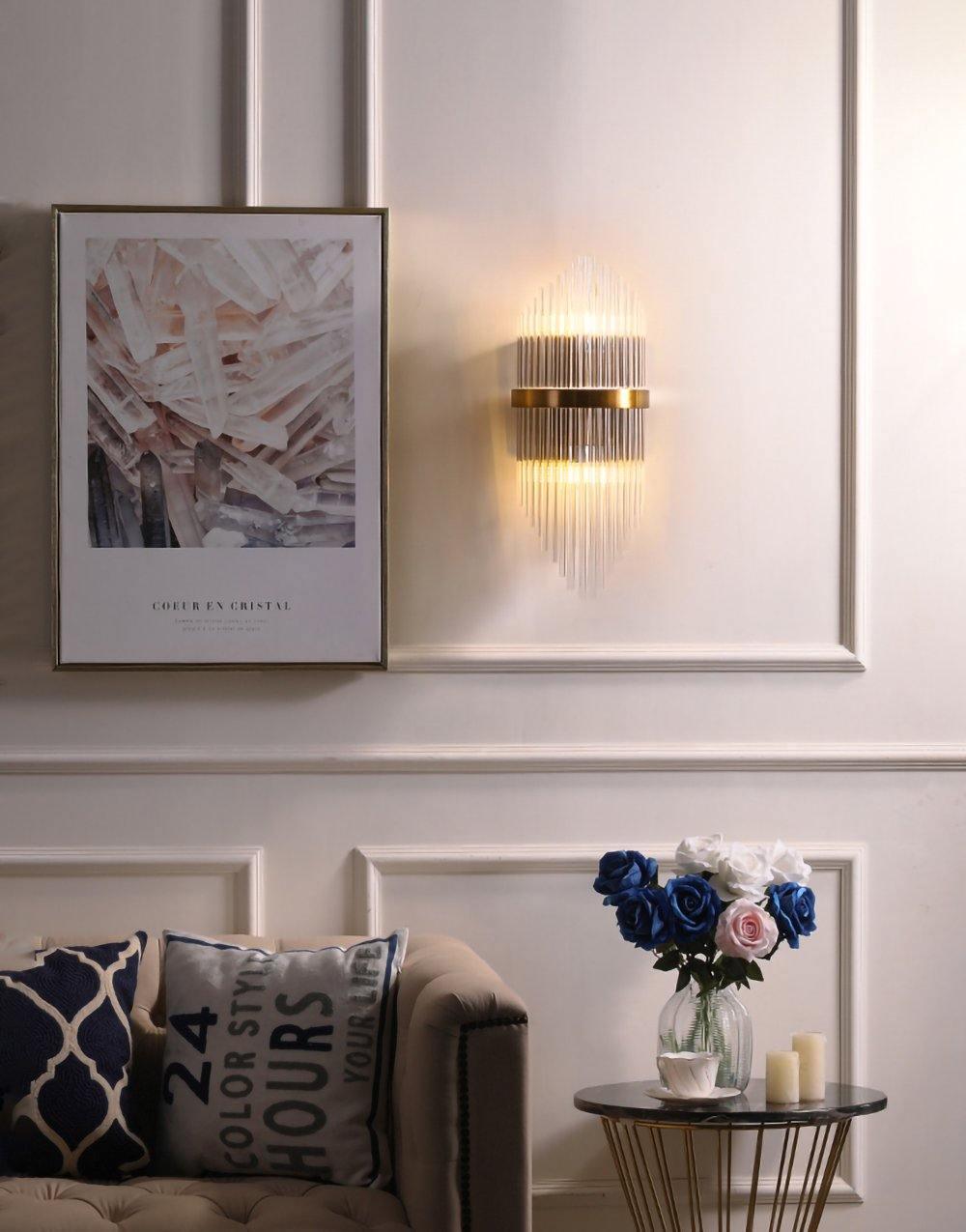 Crystal Wall Lamp - Cueteks