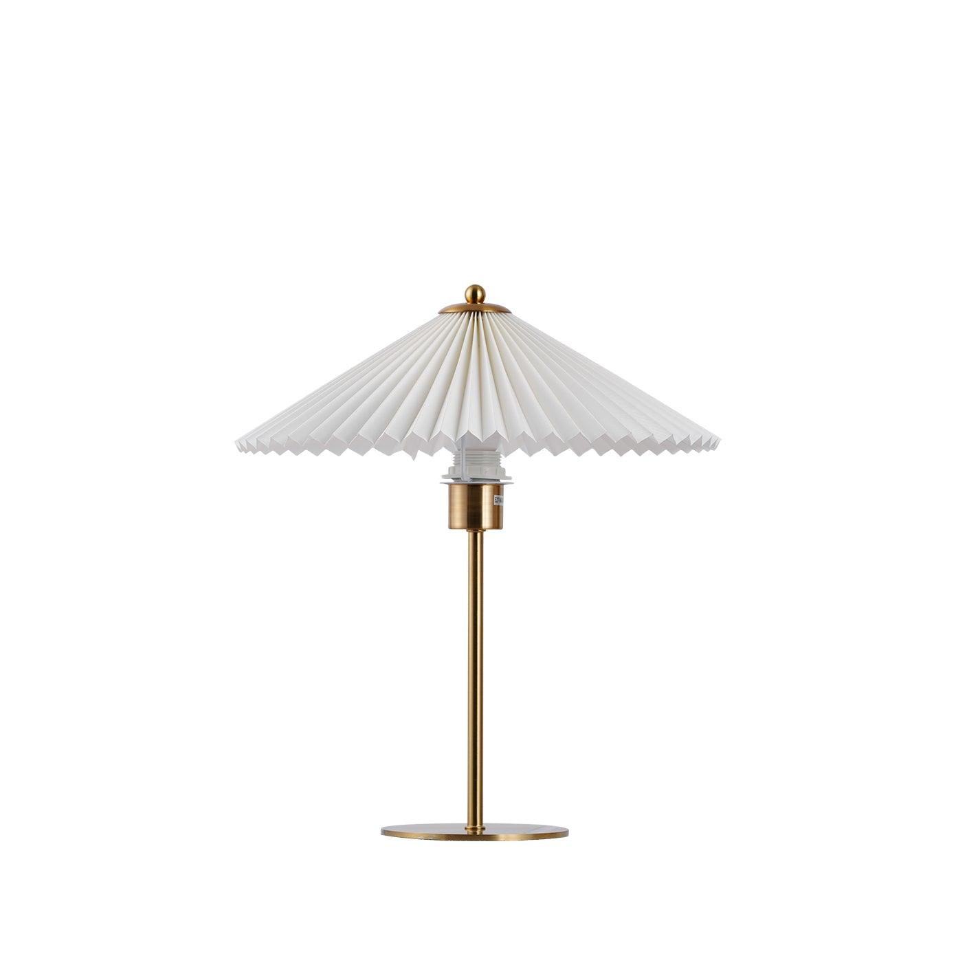 Perla Pleated Table Lamp - Cueteks
