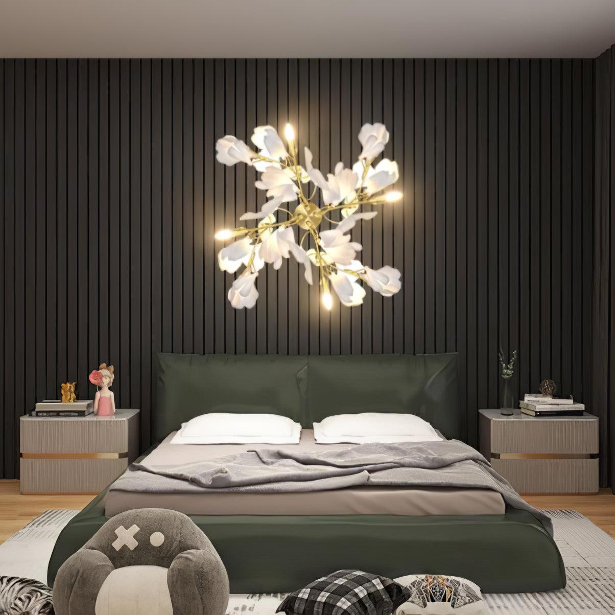 Gingko Flowers Wall Lamp - Cueteks