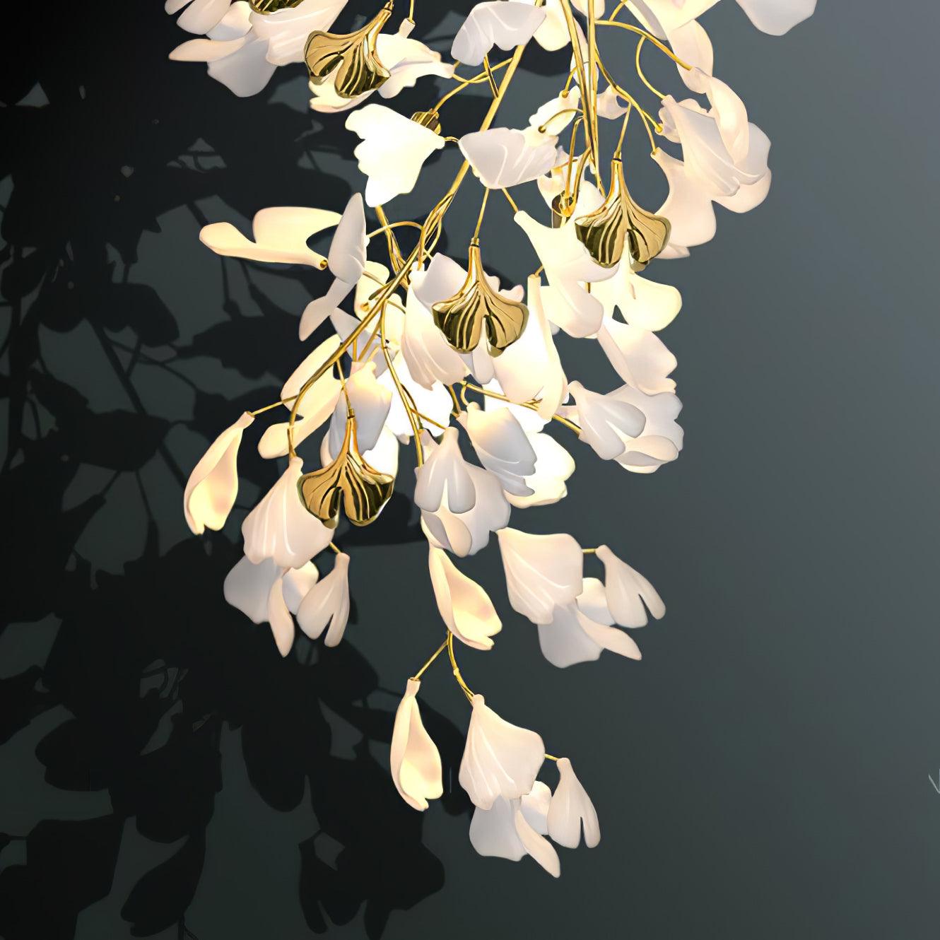 Gingko Flowers Wall Lamp - Cueteks
