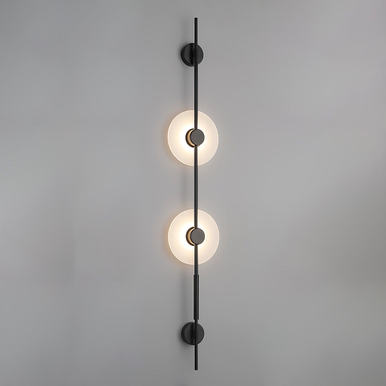 Alabaster Orb Vertical Wall Sconce - Cueteks