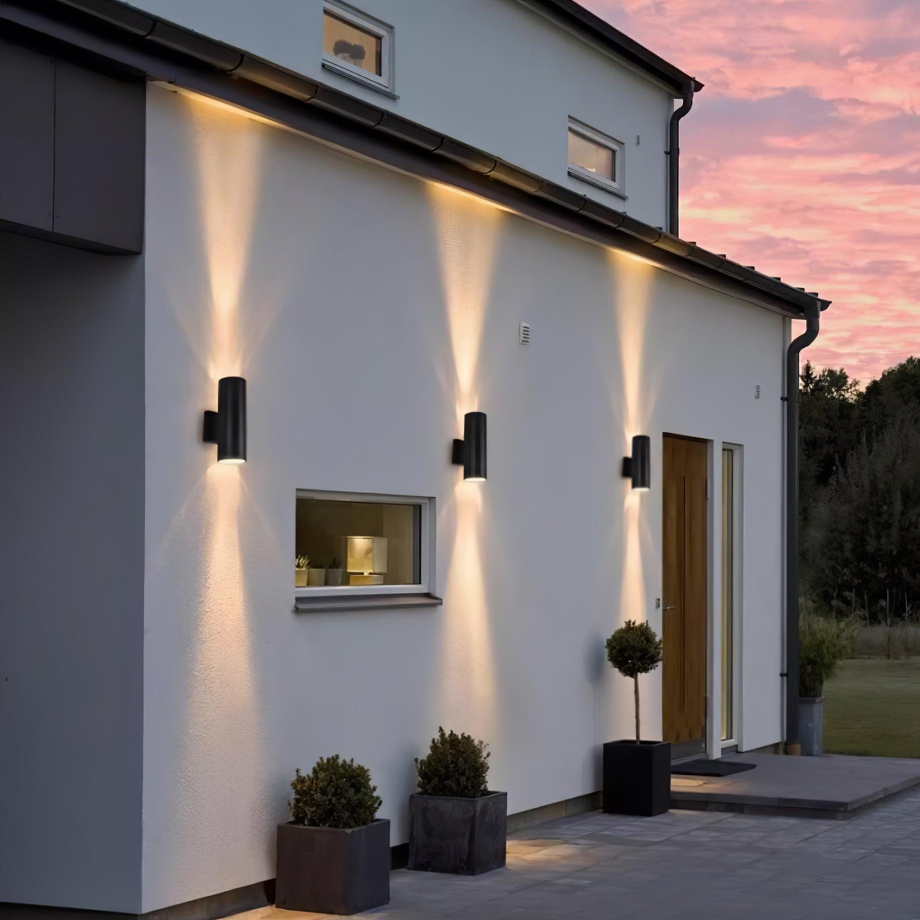 Cylindrical Outdoor Wall Light - Cueteks