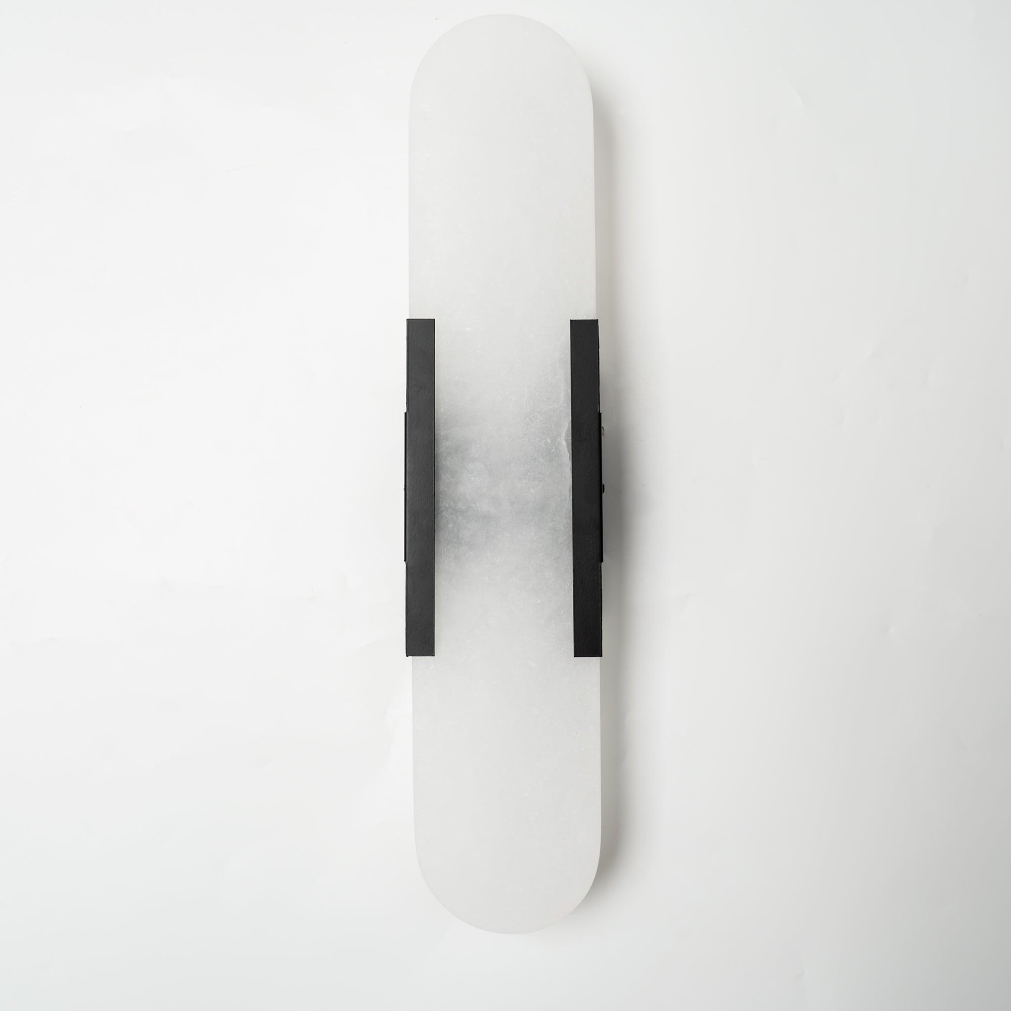 Melange Elongated Alabaster Wall Lamp - Cueteks