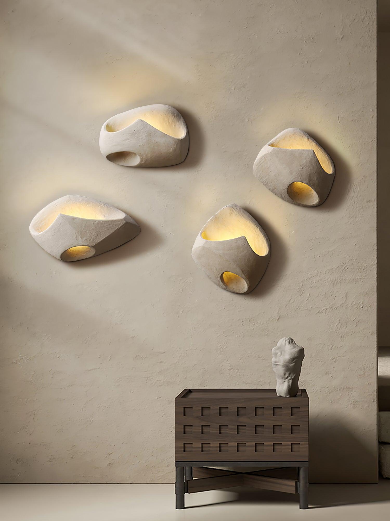 Cement Hollow Wall Light - Cueteks