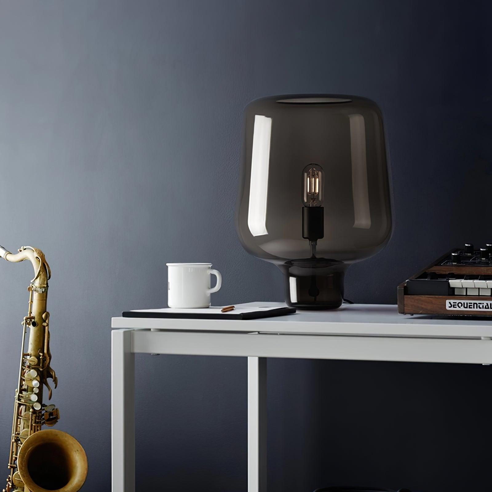Teutonic Glass Table Lamp - Cueteks