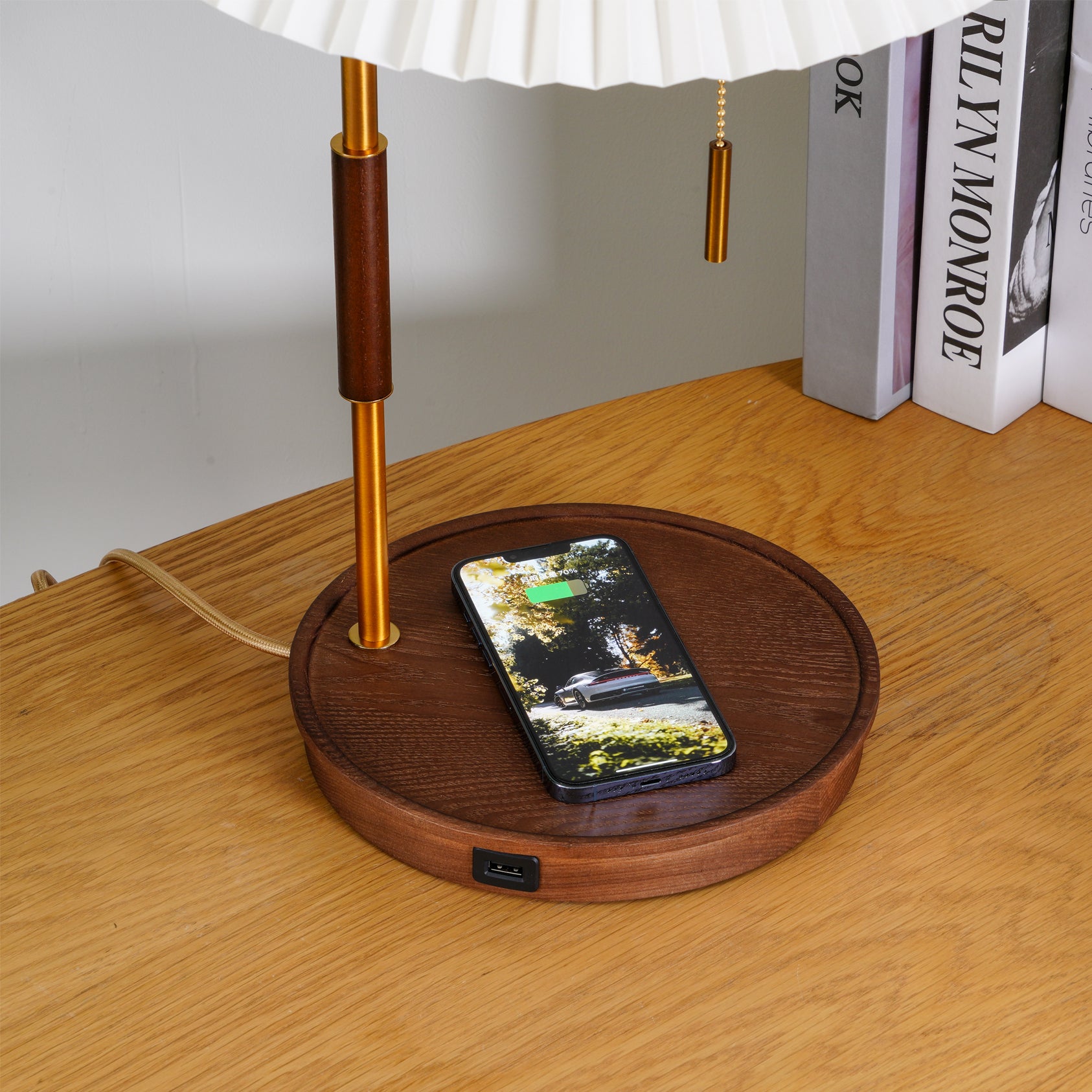 Wooden Retro Table Lamp - Cueteks