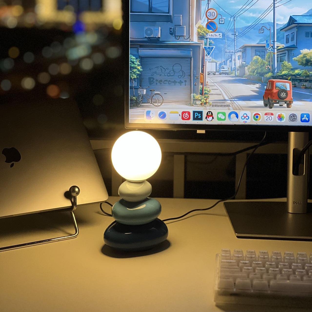 Triple Gourd Table Lamp - Cueteks