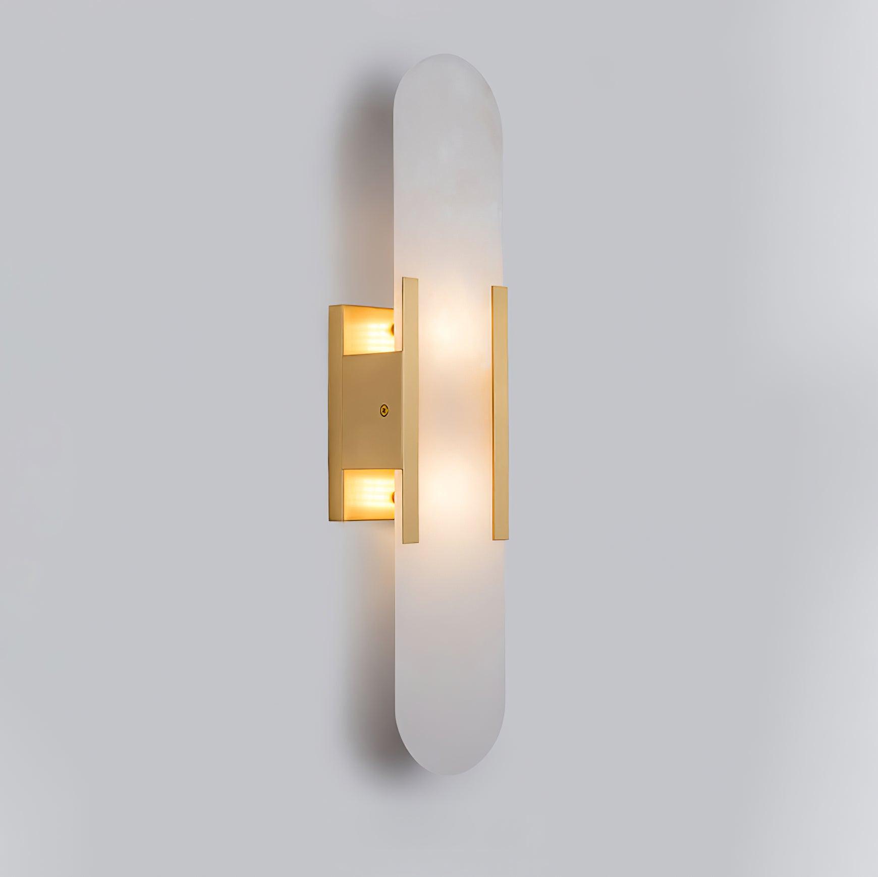 Melange Elongated Alabaster Wall Lamp - Cueteks