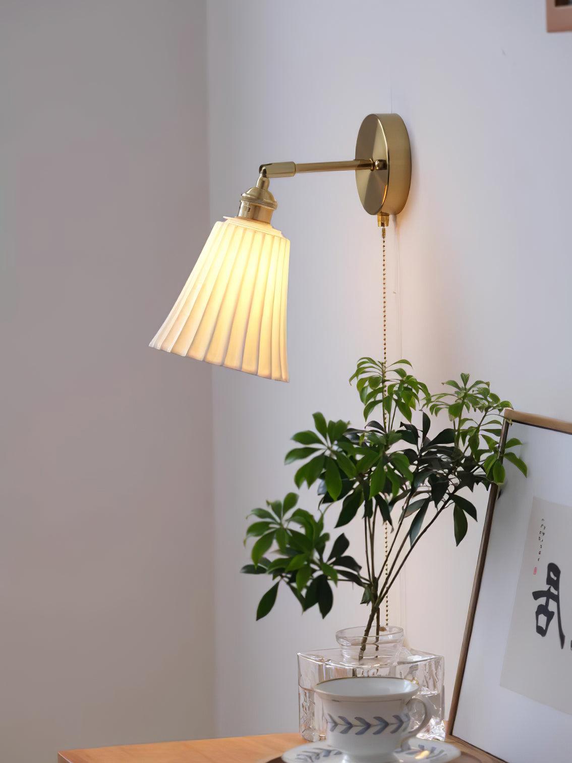 Trumpet Ceramic Wall Light - Cueteks