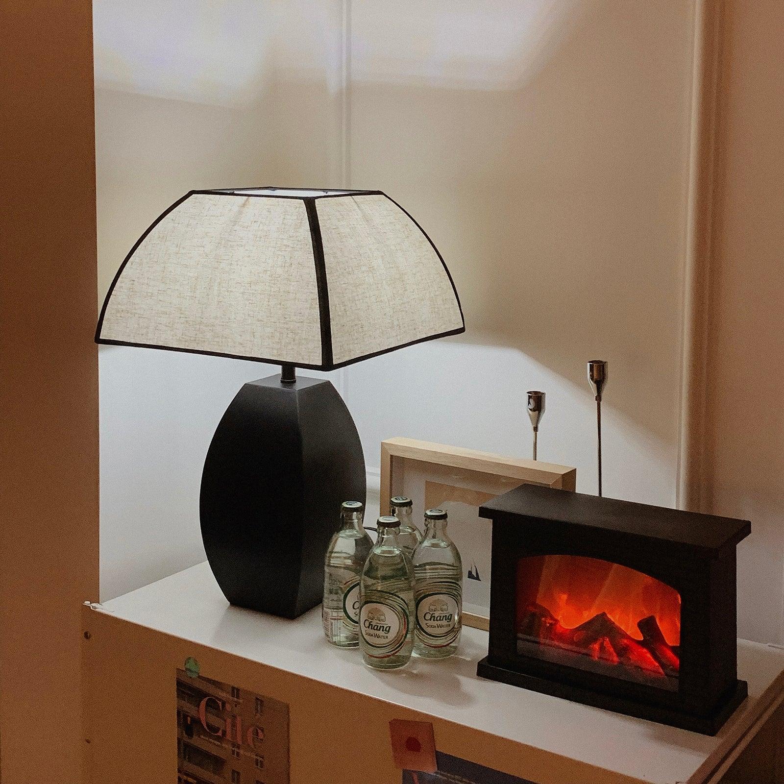Javier Black Table Lamp - Cueteks