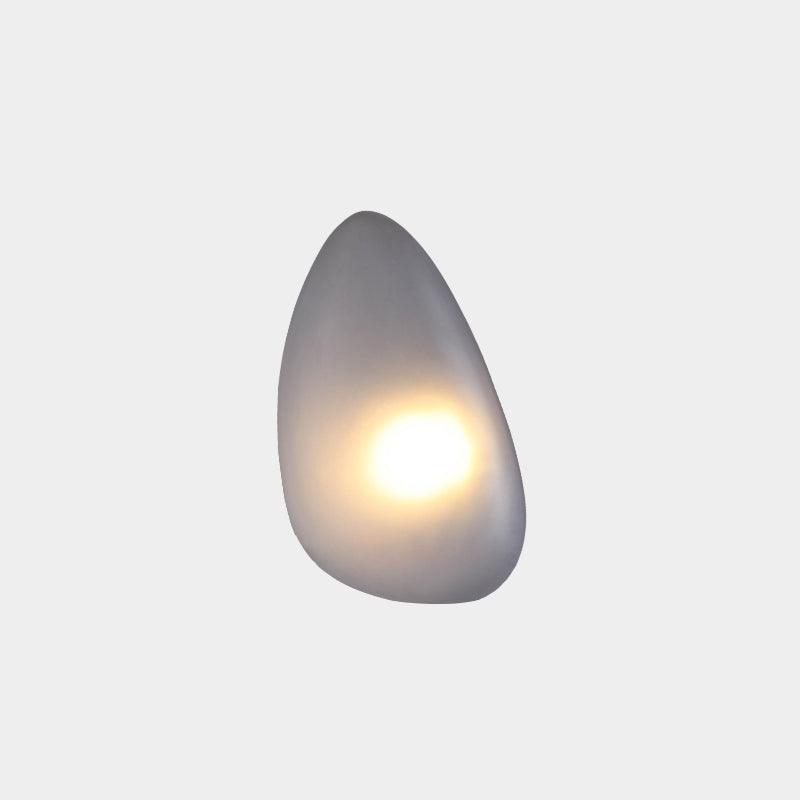 Bubble Glass pebble-shaped wall light