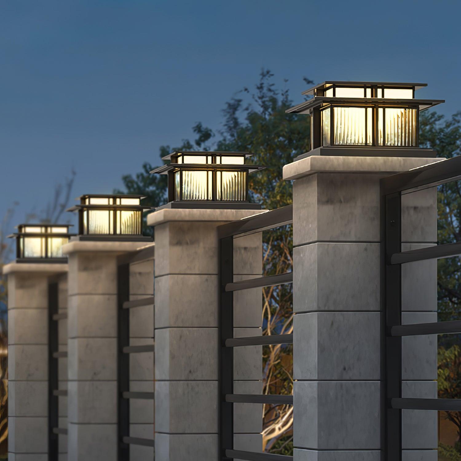 Boilyn Outdoor Pillar Light - Cueteks