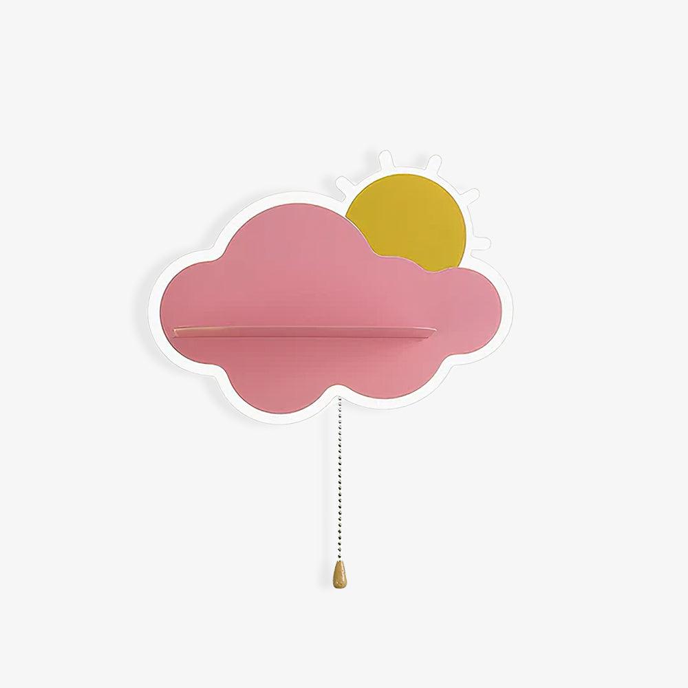 Unlit Pink cloud face with chain beneath