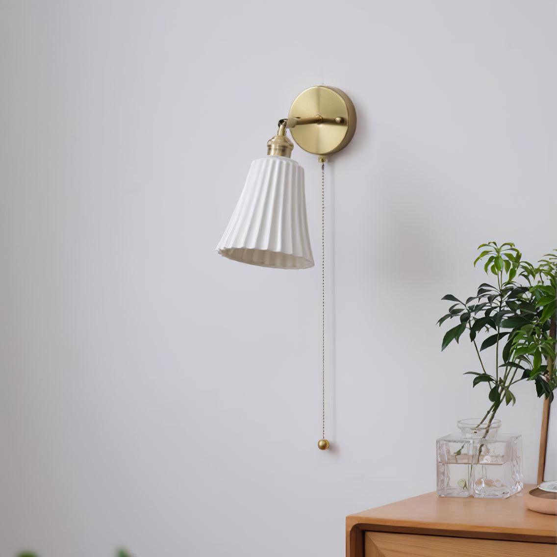 Trumpet Ceramic Wall Light - Cueteks