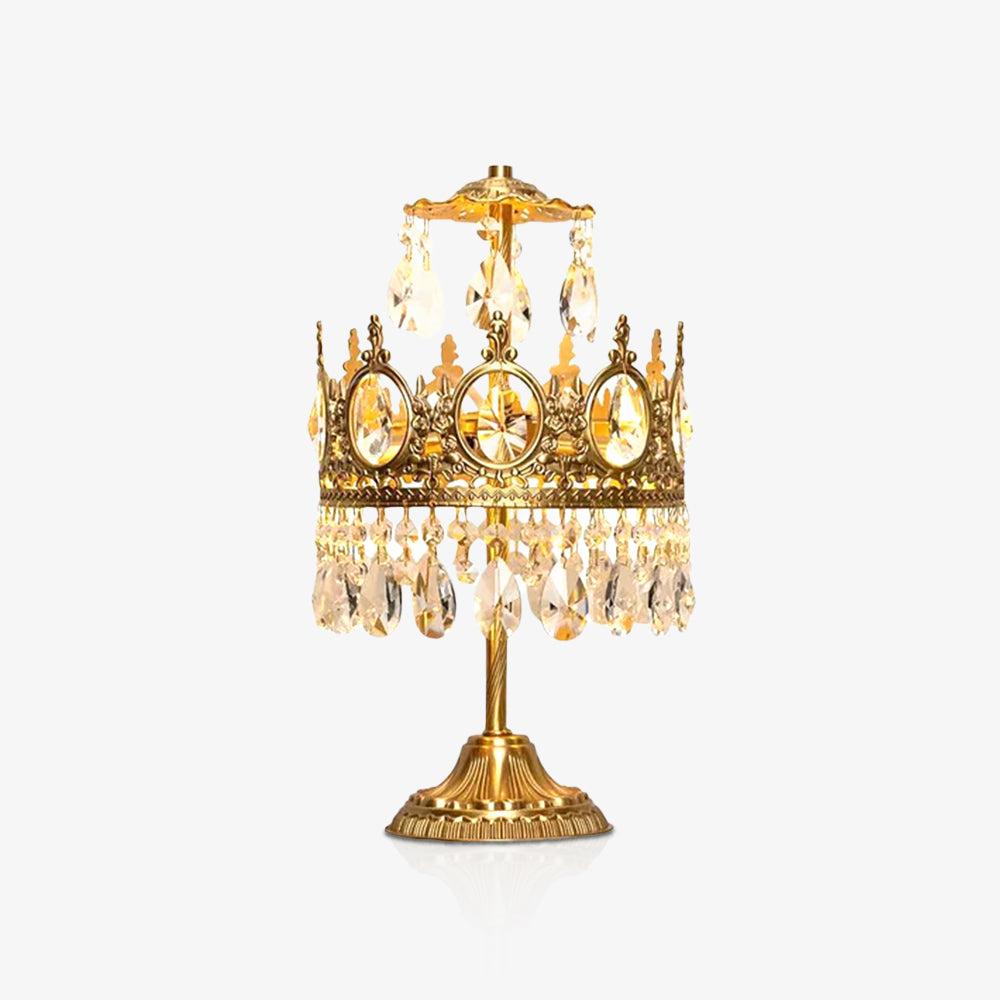 Vintage Crystal Table Light - Cueteks