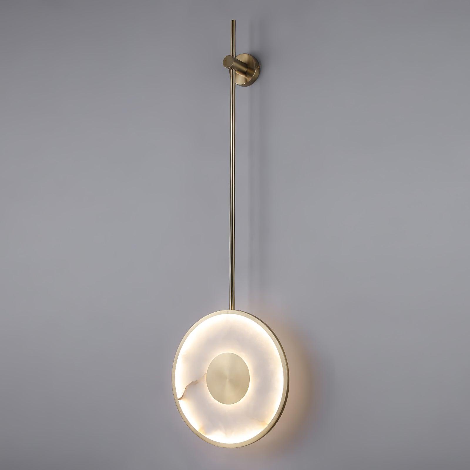 Round Marble Wall Lamp - Cueteks