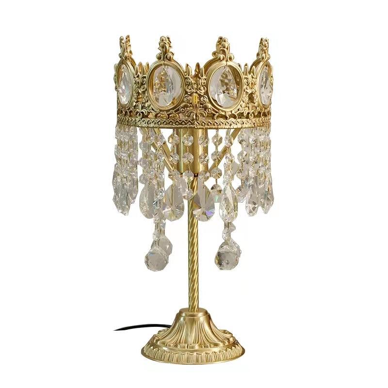 Vintage Crystal Table Light - Cueteks