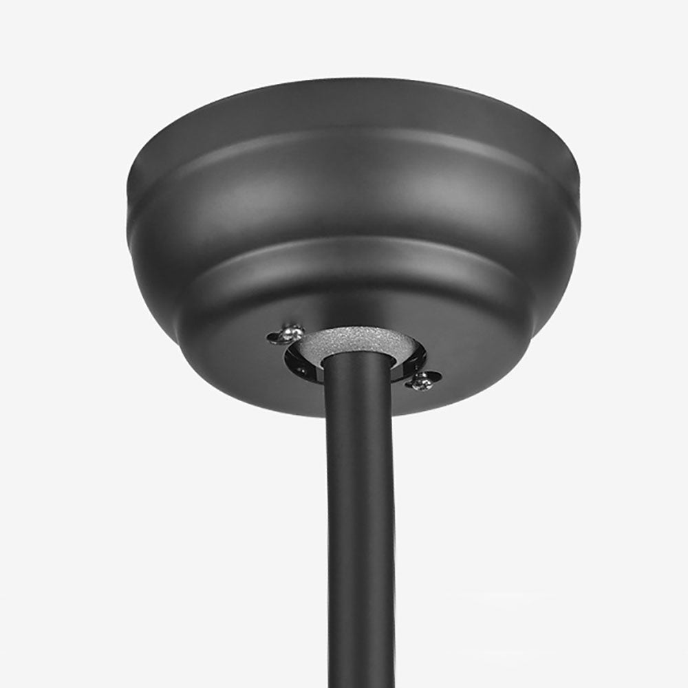 Alessio 5-Blade Industrial  DC Ceiling Fan, Black, Summer, 51'' - Cueteks