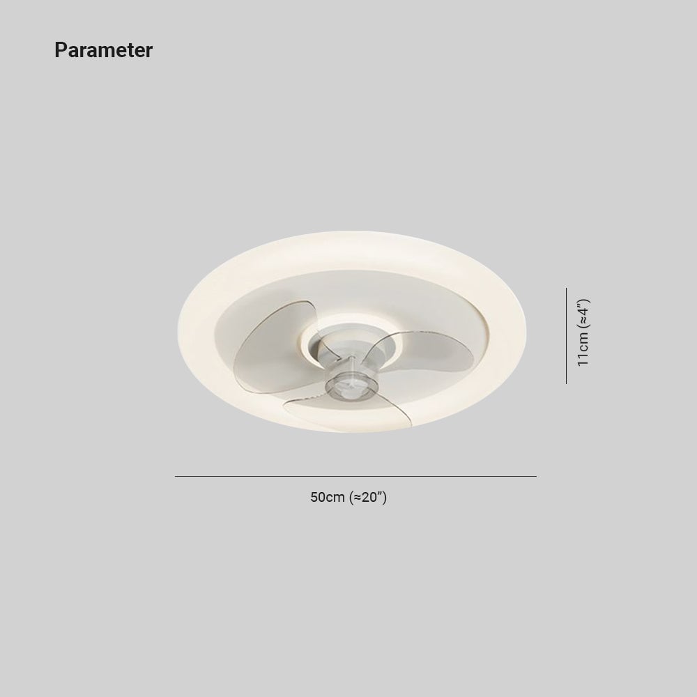 Kirsten 7/3-Blade Ceiling Fan With Light, 8 Style, L 20"/24'' - Cueteks