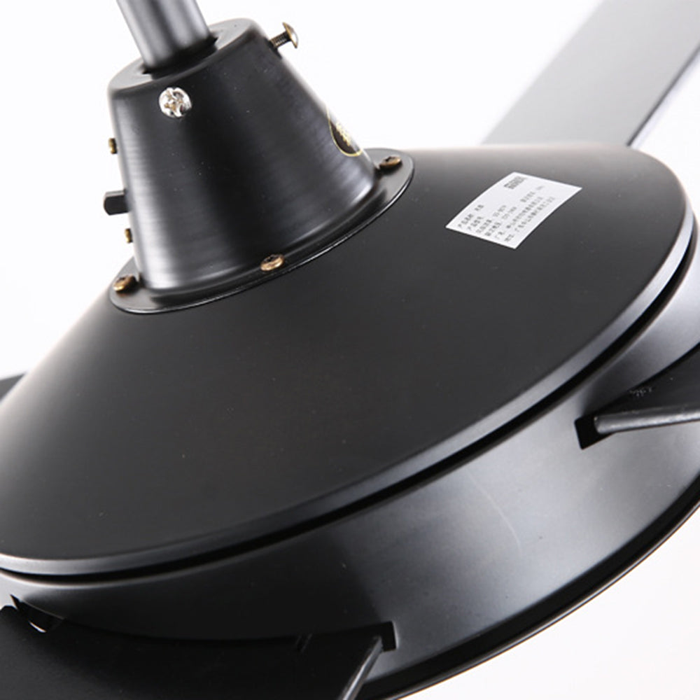 Haydn 4-Blade Industrial Black DC Ceiling Fan, Summer, 47'' - Cueteks