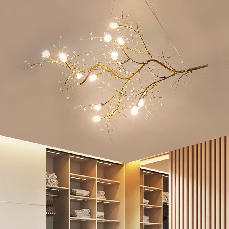 Olivia Gold selection illuminated above a table