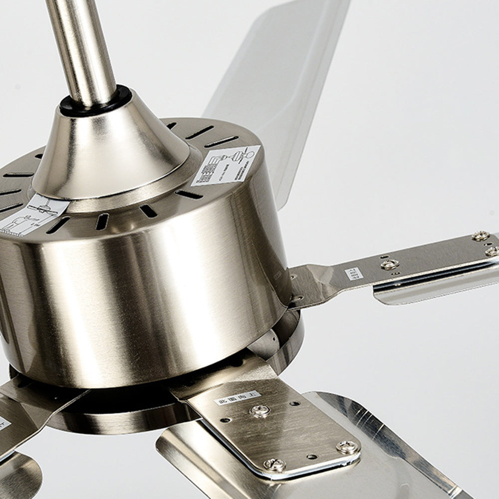 Alessio 5-Blade Industrial Metal DC Ceiling Fan, Summer, 52'' - Cueteks