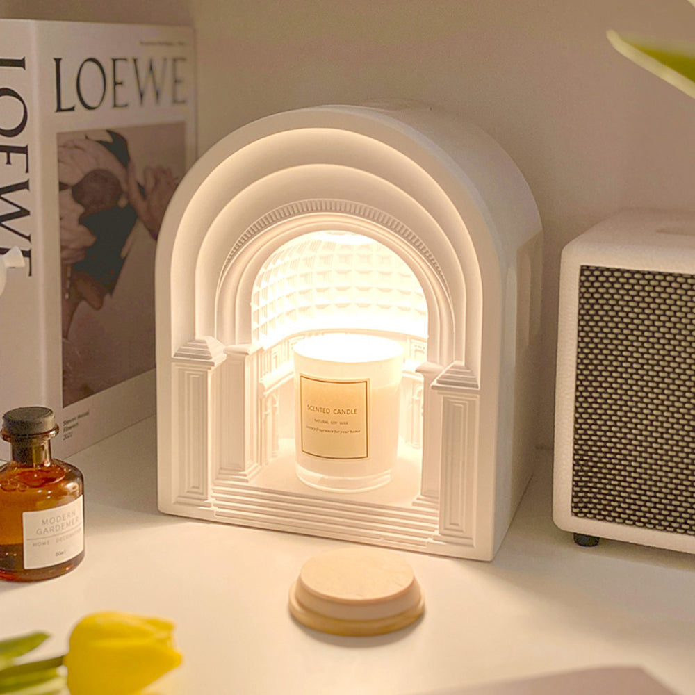 Félicie Aroma-Kerze Schmelzen Tischlampe, 2 Stile - Cueteks