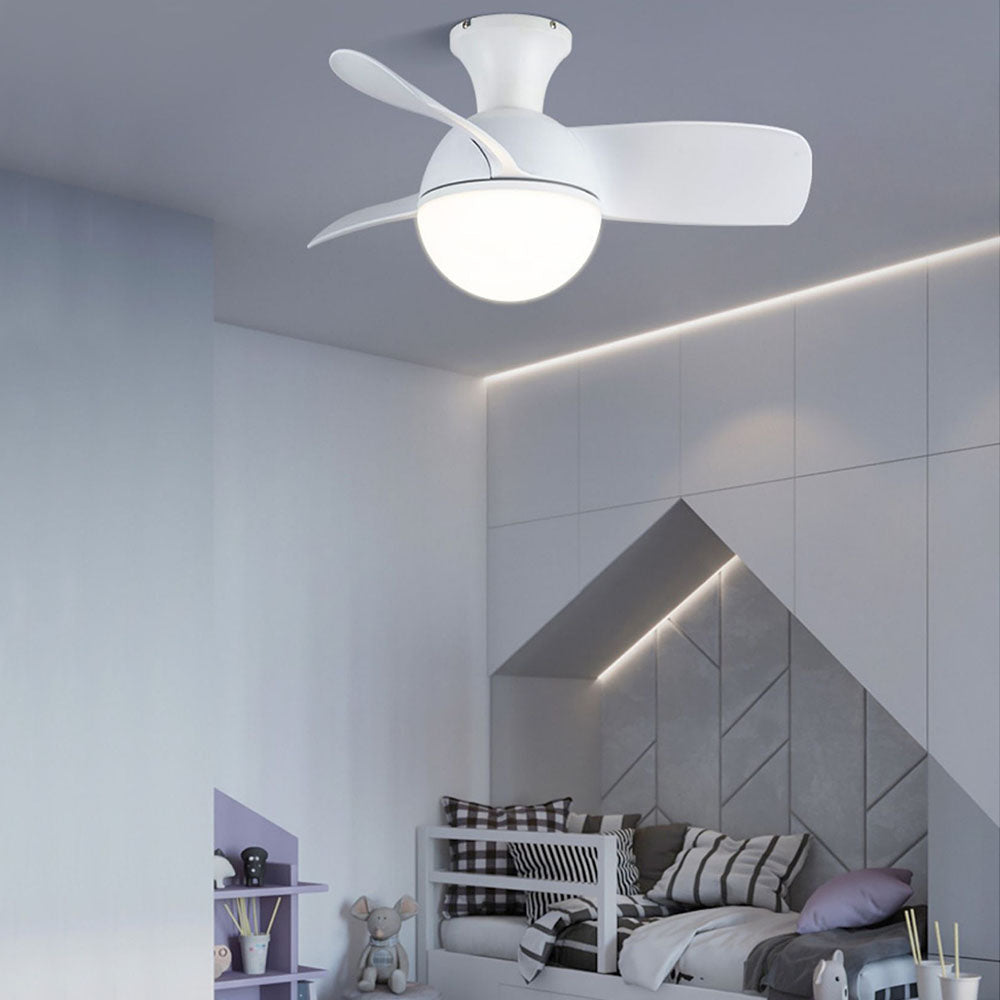 Morandi 3-Blade Basic Ceiling Fan with Light, 3 Color, 30'' - Cueteks