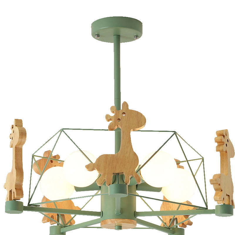 Minori Giraffes LED Flush Mount Ceiling Light - Cueteks