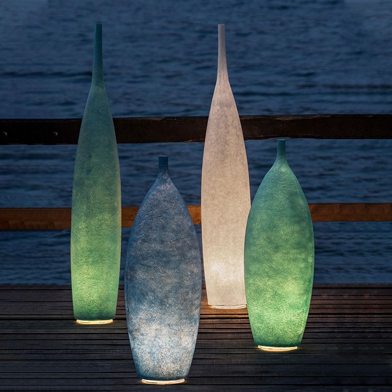 Byers Creative Bottle Resin Floor Lamp, Multi Colors, Hotel - Cueteks
