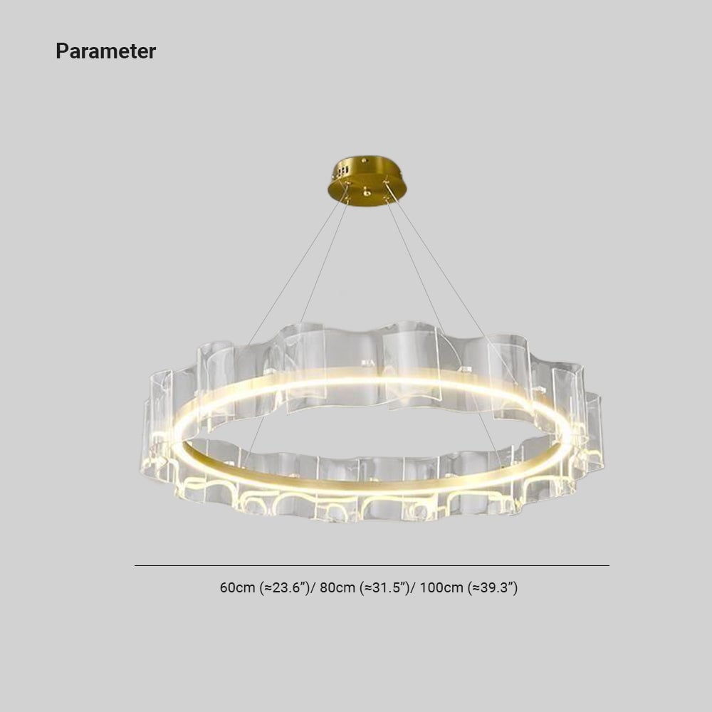 Evette diameter drawing labelled 60, 80 and 100 cm