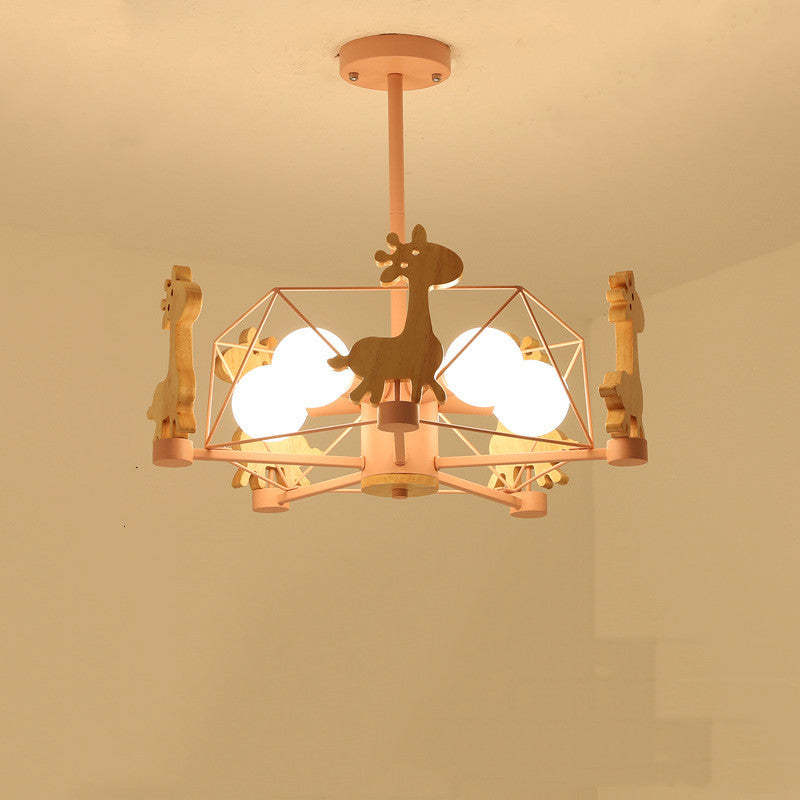 Minori Giraffes LED Flush Mount Ceiling Light - Cueteks