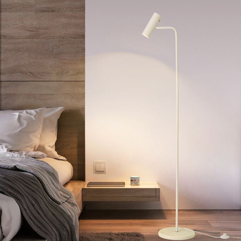 Freja Floor Lamp Vertical Modern/Minimalist, Metal, Multi-Color, Bedroom - Cueteks
