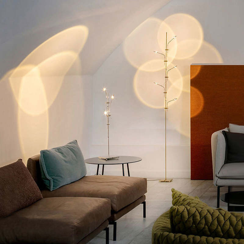 Salgado Modern Floor Lamp Sunset Projector Living Room - Cueteks