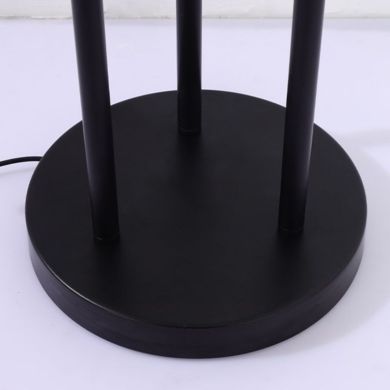 Eryn Modern 3 head Black Metal Arcylic Floor Lamp - Cueteks