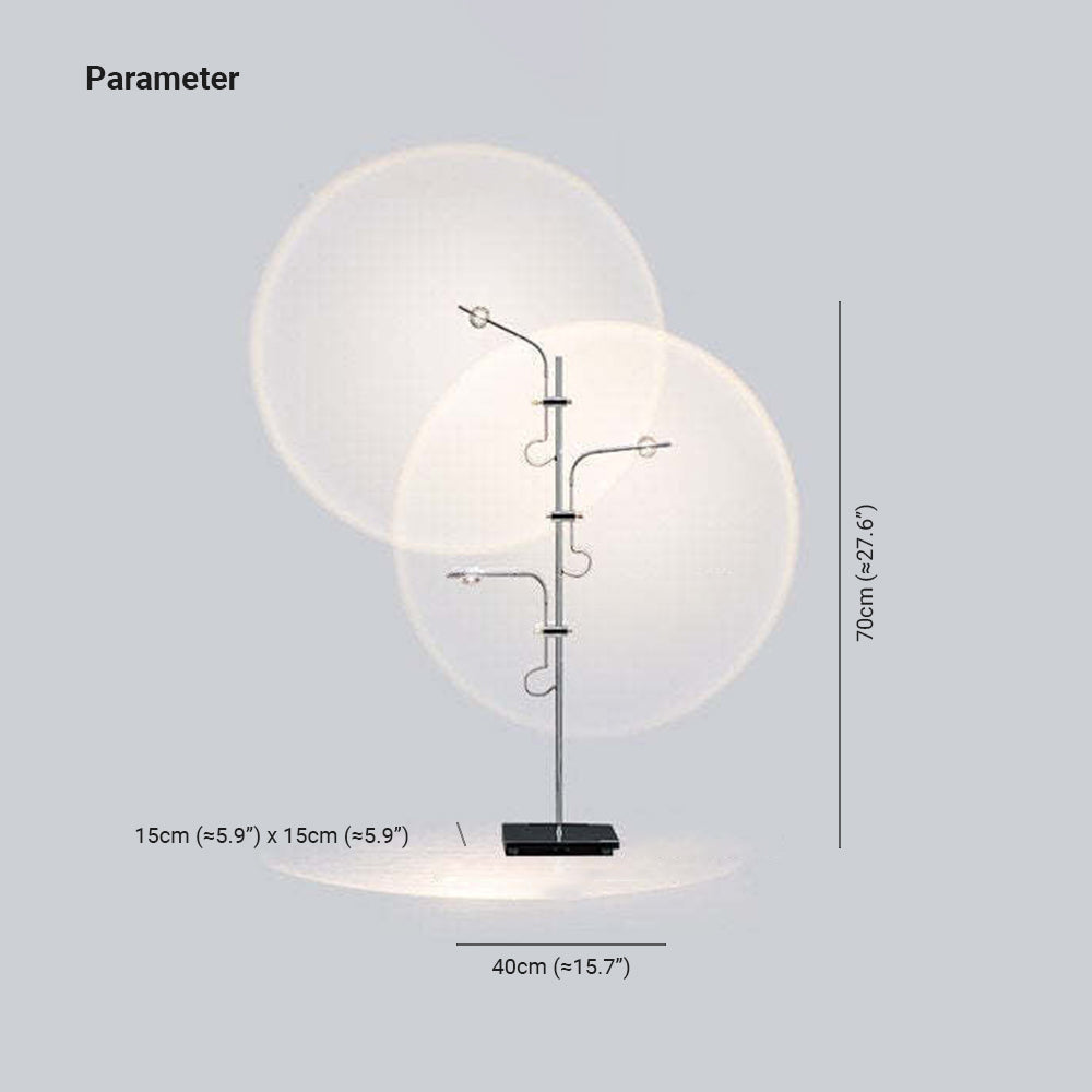 Salgado Modern Floor Lamp Sunset Projector Living Room - Cueteks
