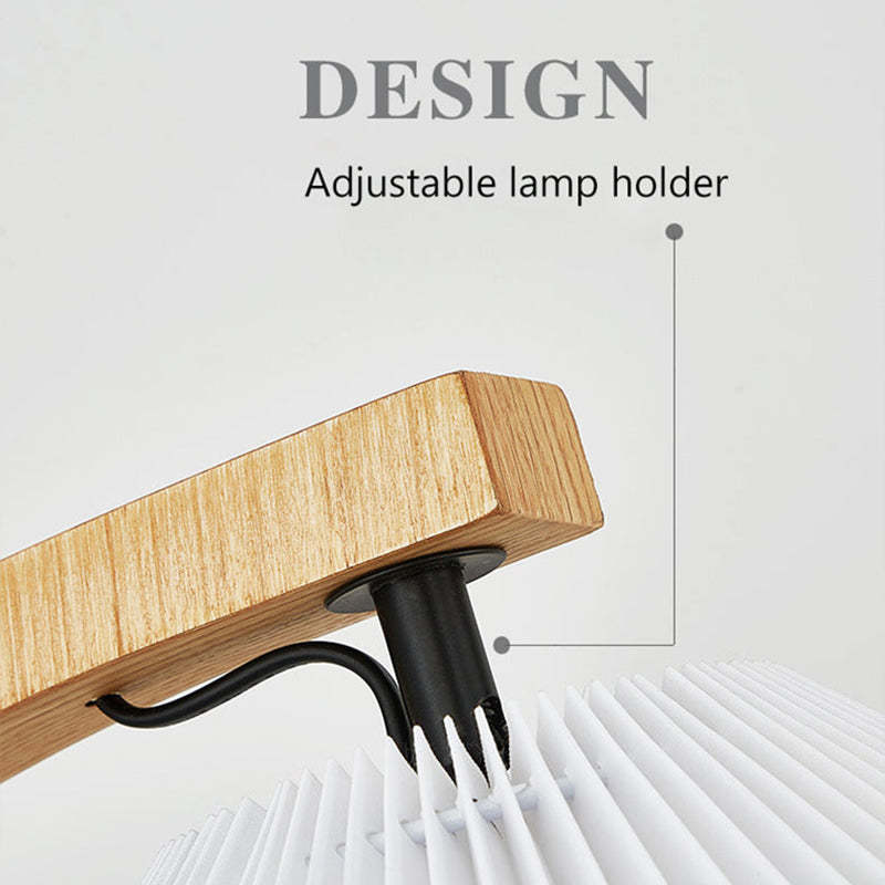 Ozawa Unique LED Beige Floor Lamp Wood/Metal Bedroom/Living Room - Cueteks