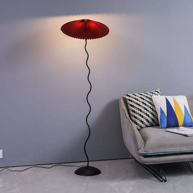 Renée Modern LED Mushroom Floor Lamp Metal Bedroom/Living Room - Cueteks