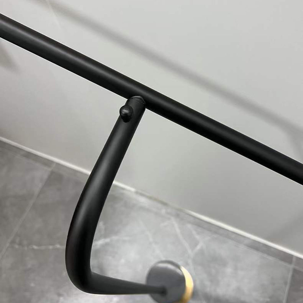 Carins Modern Nordic Minimalistic Floor Lamp, Marble & Metal, Black - Cueteks