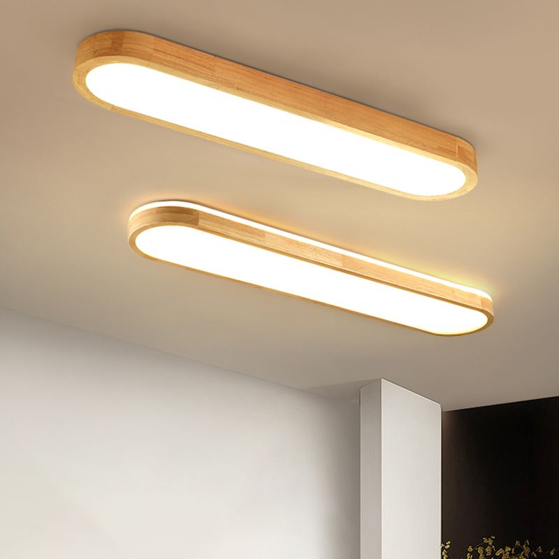 Two illuminated Ozawa bars pictured in a hallway