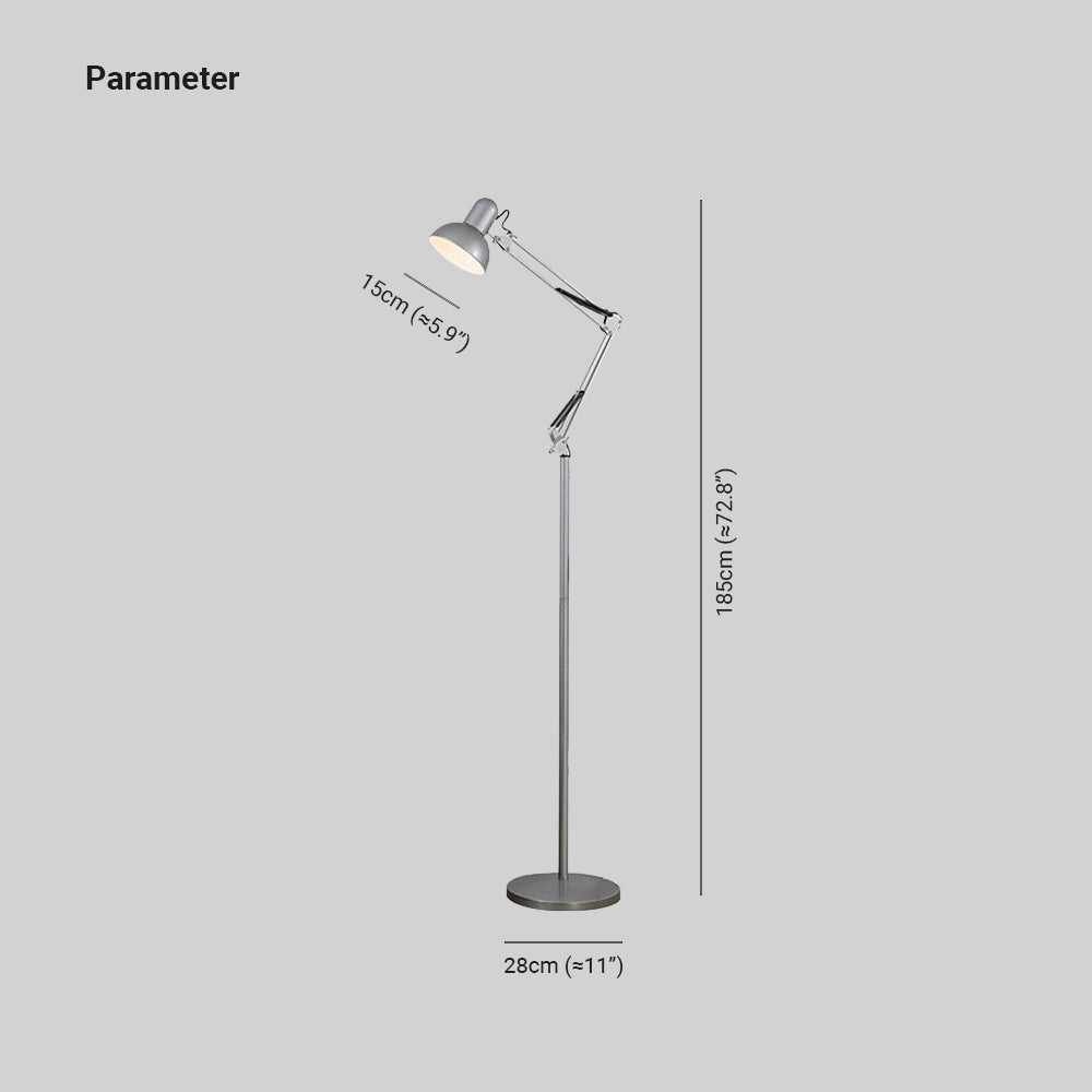 Morandi Modern Metal Folding Floor Lamp, Multi Colors - Cueteks