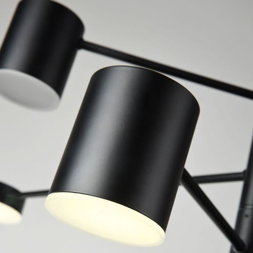 Weiss Pendant Light Branch Industrial, Metal, Black/Gold, Bedroom - Cueteks