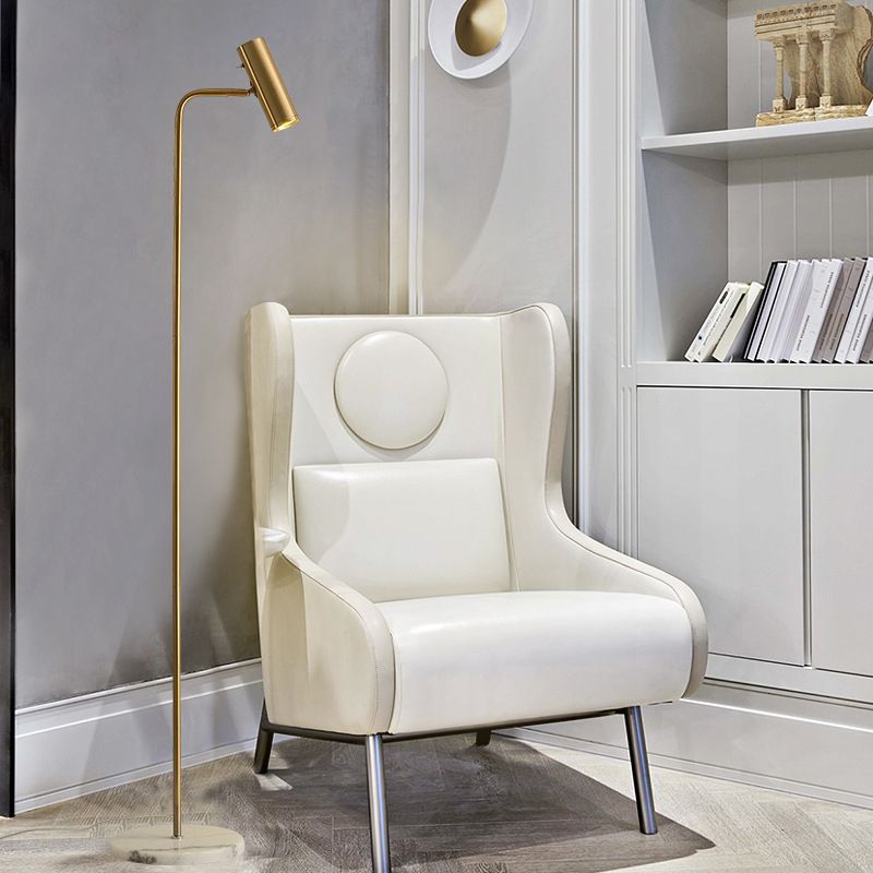 Freja Floor Lamp Vertical Modern/Minimalist, Metal, Multi-Color, Bedroom - Cueteks